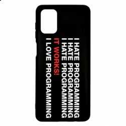 Чехол для Samsung M51 I hate programming - PrintSalon