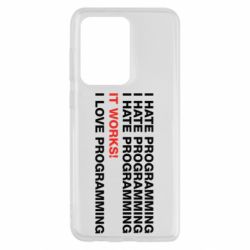 Чехол для Samsung S20 Ultra I hate programming - PrintSalon