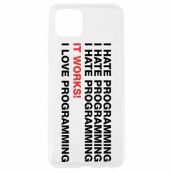 Чехол для Oppo A92s I hate programming - PrintSalon