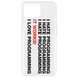 Чехол для Oppo Reno 4 Lite I hate programming