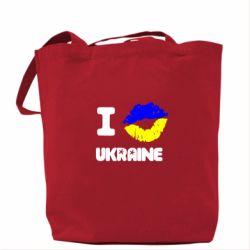 Эко-сумка I kiss Ukraine - PrintSalon