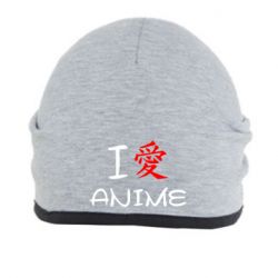 Шапка I love Anime-PrintSalon Шапка I love Anime