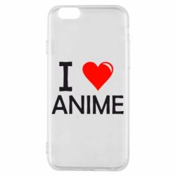 Чехол для iPhone 6/6S I love anime