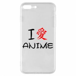 Чехол для iPhone 8 Plus I love Anime