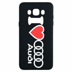 Чехол для Samsung J7 2016 I love audi - PrintSalon