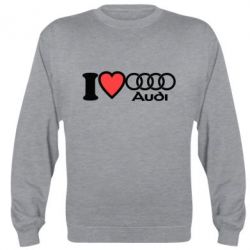 Cвитшот I love audi - PrintSalon