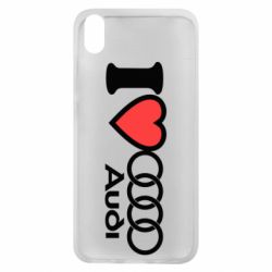 Чехол для Xiaomi Redmi 7A I love audi - PrintSalon
