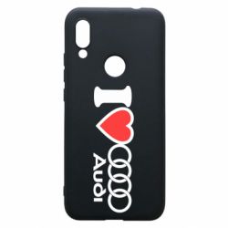 Чехол для Xiaomi Redmi 7 I love audi - PrintSalon