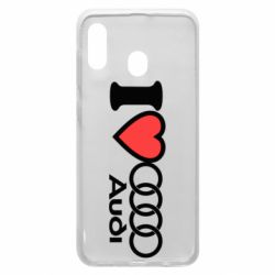 Чехол для Samsung A30 I love audi - PrintSalon
