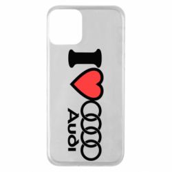 Чехол для iPhone 11 I love audi - PrintSalon