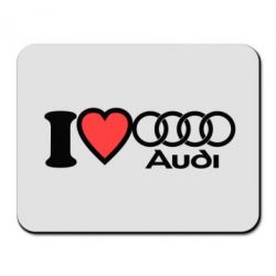 Коврик для мыши I love audi - PrintSalon