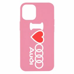 Чехол для iPhone 12 mini I love audi - PrintSalon