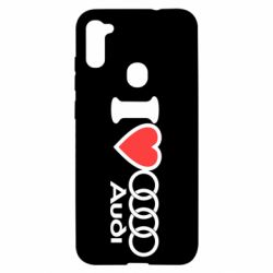 Чехол для Samsung A11/M11 I love audi - PrintSalon