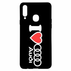 Чехол для Samsung A20s I love audi - PrintSalon