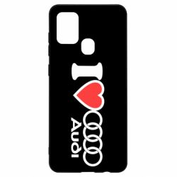 Чехол для Samsung A21s I love audi - PrintSalon
