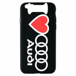 Чехол для iPhone 6/6S I love audi - PrintSalon