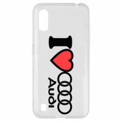 Чехол для Samsung A01/M01 I love audi - PrintSalon