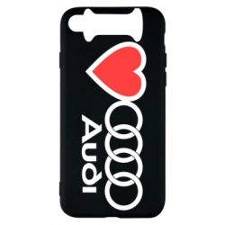 Чехол для iPhone 7 I love audi - PrintSalon