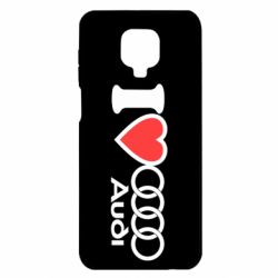 Чехол для Xiaomi Redmi Note 9S/9Pro/9Pro Max I love audi - PrintSalon