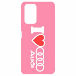 Чехол для Xiaomi Redmi Note 10 Pro I love audi - PrintSalon