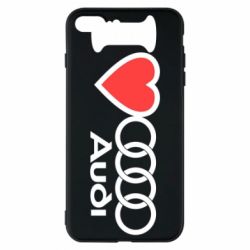 Чехол для iPhone 8 Plus I love audi - PrintSalon
