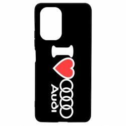 Чехол для Xiaomi Poco F3/K40 I love audi - PrintSalon