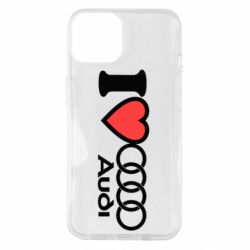 Чехол для iPhone 14 I love audi - PrintSalon