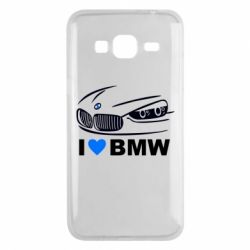 Чехол для Samsung J3 2016 I love BMW 2 - PrintSalon