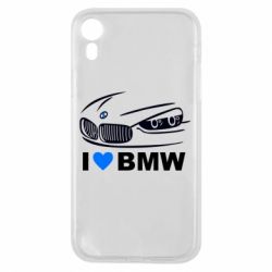 Чехол для iPhone XR I love BMW 2 - PrintSalon