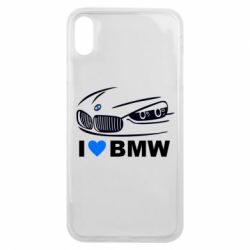 Чехол для iPhone Xs Max I love BMW 2 - PrintSalon