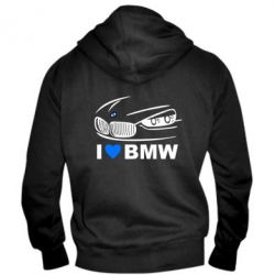 Чоловіче худі на блискавці I love BMW 2