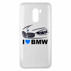 Чехол для Xiaomi Pocophone F1 I love BMW 2 - PrintSalon