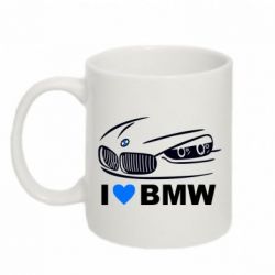 Чашка 320ml I love BMW 2 - PrintSalon
