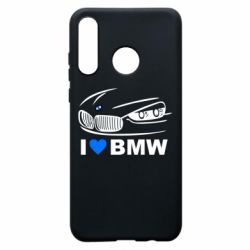 Чехол для Huawei P30 Lite I love BMW 2 - PrintSalon