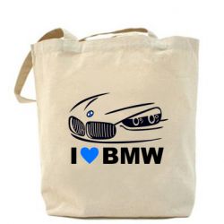 Эко-сумка I love BMW 2 - PrintSalon