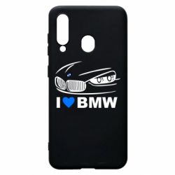 Чехол для Samsung A60 I love BMW 2 - PrintSalon