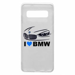 Чехол для Samsung S10 I love BMW 2 - PrintSalon