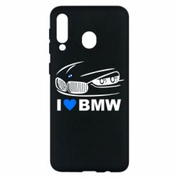 Чехол для Samsung M30 I love BMW 2 - PrintSalon