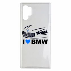 Чехол для Samsung Note 10 Plus I love BMW 2 - PrintSalon
