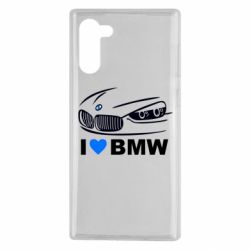 Чехол для Samsung Note 10 I love BMW 2 - PrintSalon