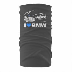 Бандана I love BMW 2 - PrintSalon
