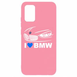 Чехол для Samsung A02s/M02s I love BMW 2 - PrintSalon