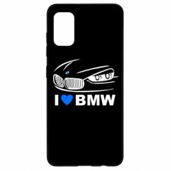Чехол для Samsung A41 I love BMW 2 - PrintSalon