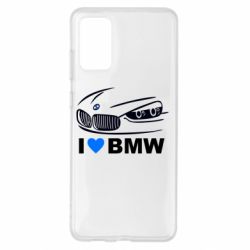 Чехол для Samsung S20+ I love BMW 2