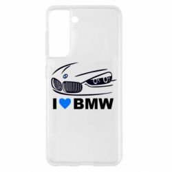 Чехол для Samsung S21 I love BMW 2 - PrintSalon