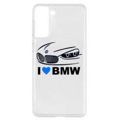 Чехол для Samsung S21+ I love BMW 2 - PrintSalon