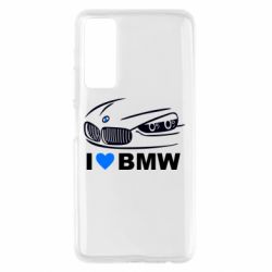 Чехол для Huawei P Smart 2021 I love BMW 2 - PrintSalon