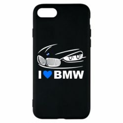 Чехол для iPhone 7 I love BMW 2 - PrintSalon