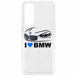 Чехол для Oppo Reno 4 Pro I love BMW 2 - PrintSalon