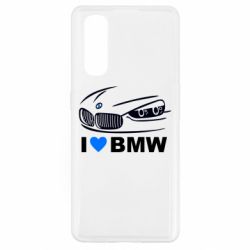 Чехол для Oppo Find X2 I love BMW 2 - PrintSalon